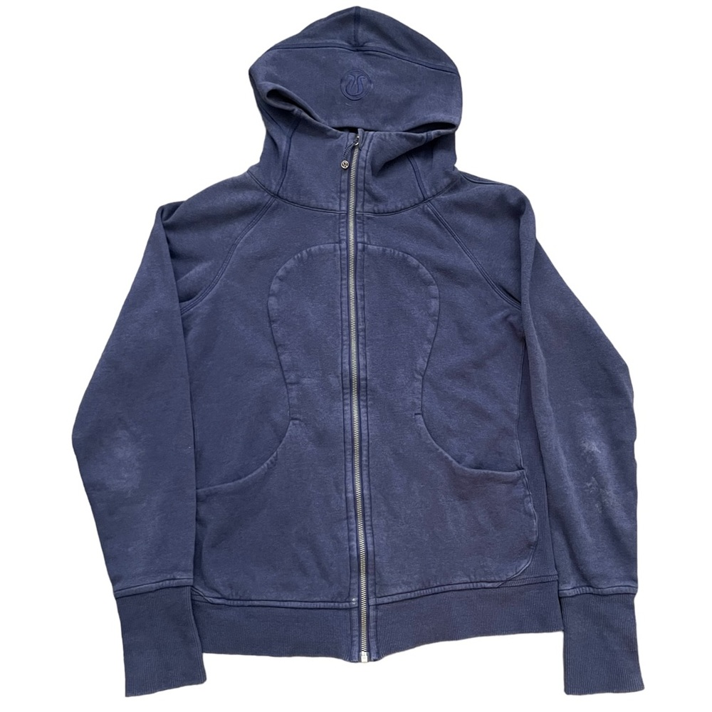 Lululemon Scuba hoodie full zip sweatshirt washed emperor blue purple